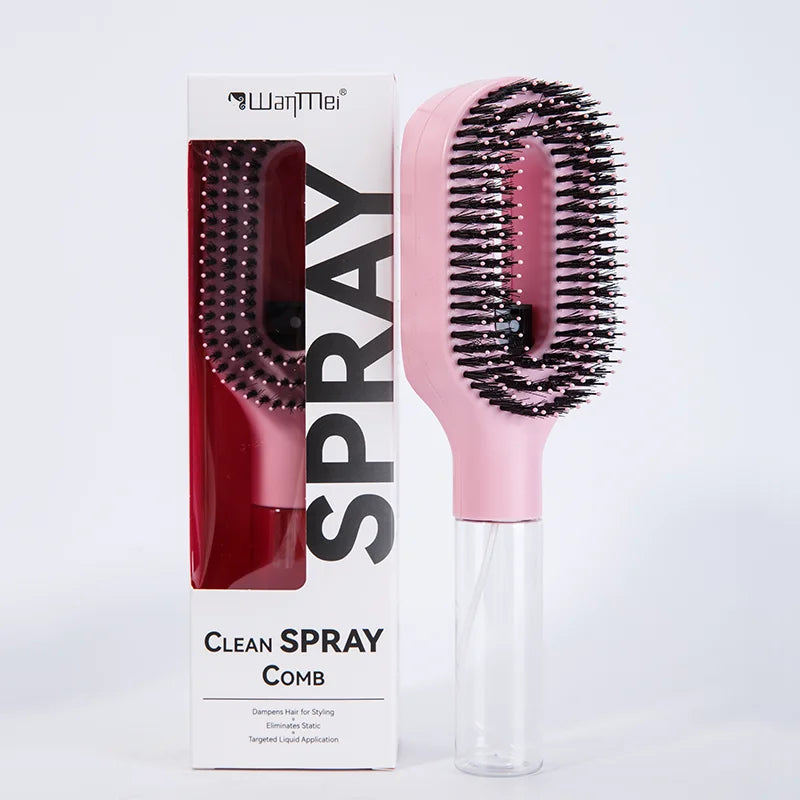 Clean Spray Comb — Brosse Lissante 2-en-1